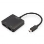Digitus Video / audio adaptor | 15 pin HD D-Sub (HD-15) | Female | 19 pin HDMI Type A | Male | Black - 2